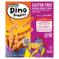 Yummy Dino Buddies Gluten Free Chicken Breast Fries, 18 oz