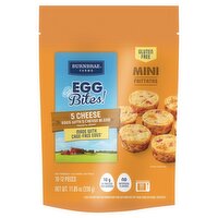 Burnbrae Farms Egg Bites! 5 Cheese Gluten Free Mini Frittatas, 11.85 oz, 11.85 Ounce