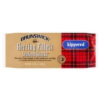 Brunswick Kipper Style Herring Fillets Seafood Snacks, 3.53 oz, 3.53 Ounce