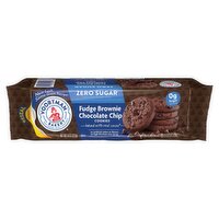 Voortman Bakery Zero Sugar Fudge Brownie Chocolate Chip Cookies, 8 oz