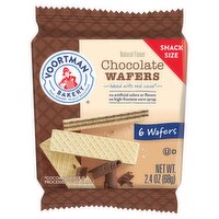 Voortman Bakery Chocolate Wafers Snack Size, 6 count, 2.4 oz