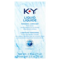 K-Y Liquid Personal Lubricant, 2.5 oz