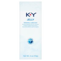 K-Y Jelly Personal Lubricant, 4 oz, 4 Ounce