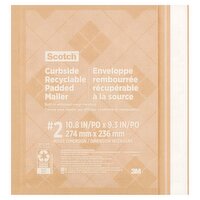 Scotch #2 Curbside Recyclable Padded Mailer