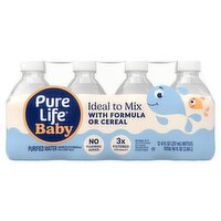 Pure Life Baby Purified Water, 8 fl oz, 12 count