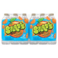 Splash Blast, Mandarin Orange Flavor Water Beverage, 16.9 FL OZ Plastic Bottles (24 Count)