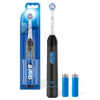Oral B Easy Clean Battery Toothbrush, Deep Clean - Black, with (1) Brush Head, Batteries Included