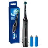 Oral B Pro Clean Battery Toothbrush, Deep Clean - Black, with (1) Brush Head, Built-in Timer and ba
