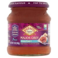 Patak's Original Major Grey Chutney, 12 oz