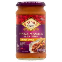 Patak's Tikka Masala Spicy Curry Simmer Sauce, 15 oz