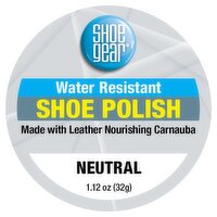 Shoe Gear Neutral Water Resistant Shoe Polish, 1.12 oz