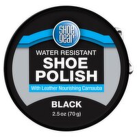 Shoe Gear Black Water Resistant Shoe Polish, 2.5 oz, 2.5 Ounce