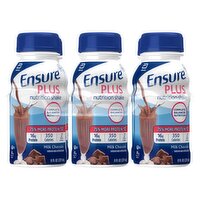 Ensure Plus Nutrition Shake Liquid Milk Chocolate, 8 fl oz, 48 Fluid ounce