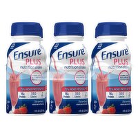 Ensure Plus Strawberry Nutrition Shake, 8 fl oz