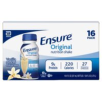 Ensure Original Nutrition Shake Liquid Vanilla, 128 Fluid ounce