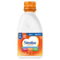 Similac Sensitive OptiGro Milk-Based Infant Formula with Iron, 0-12 Months, 32 fl oz