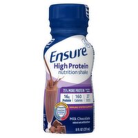 Abbott Ensure Milk Chocolate High Protein Nutrition Shake, 8 fl oz, 48 Fluid ounce