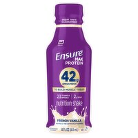 Ensure Max Protein 42g Complete Protein French Vanilla Nutrition Shake, 14 fl oz, 14 Fluid ounce