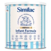 Similac Irish Farms Milk-Based Powder Infant Formula with Iron, 0-12 Months, 24.7 oz