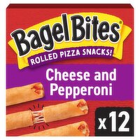 Bagel Bites Cheese and Pepperoni Rolled Pizza Snacks!, 12 count, 16.7 oz