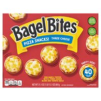 Bagel Bites Three Cheese Pizza Snacks! Party Size!, 40 count, 31.1 oz, 881 Gram