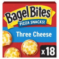 Bagel Bites Three Cheese Pizza Snacks! Family Size!, 18 count, 14 oz