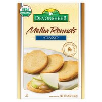 Devonsheer Classic Melba Rounds, 5.25 oz