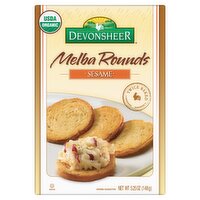 Devonsheer Sesame Melba Rounds, 5.25 oz, 5.25 Ounce