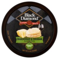 Black Diamond Chardonnay & Cheddar Spreadable Cheese, 8 oz