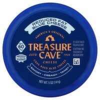 Treasure Cave Reduced Fat Blue Cheese, 5 oz