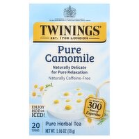 Twinings Pure Camomile Herbal Tea Bags, 20 count, 1.06 oz
