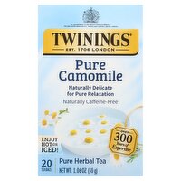 Twinings Pure Camomile Herbal Tea Bags, 20 count, 1.06 oz