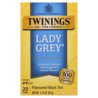 Twinings Lady Grey Flavoured Black Tea Bags, 20 count, 1.41 oz