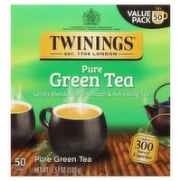 Twinings Pure Green Tea Bags Value Pack, 50 count, 3.53 oz