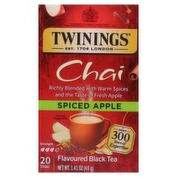 Twinings Chai Spiced Apple Flavoured Black Tea Bags, 20 count, 1.41 oz, 1.41 Ounce