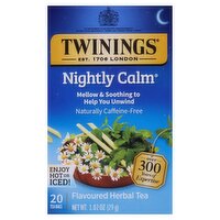 Twinings Nightly Calm Flavoured Herbal Tea Bags, 20 count, 1.02 oz, 1.02 Ounce