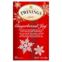 Twinings of London Gingerbread Joy Tea Bags, 20 count, 1.41 oz