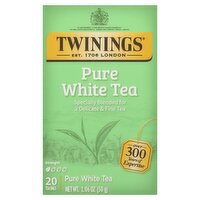 Twinings Pure White Tea Bags, 20 count, 1.06 oz, 1.41 Ounce