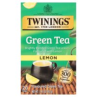 Twinings Lemon Flavoured Green Tea Bags, 20 count, 1.41 oz