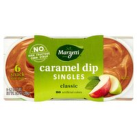 Marzetti Singles Classic Caramel Dip, 1.7 oz, 6 count, 10.2 Ounce