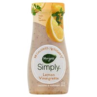 Marzetti Simply Lemon Vinaigrette Dressing & Marinade, 12 fl oz, 12 Fluid ounce