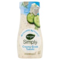 Marzetti Simply Creamy Greek Tzatziki Dressing & Sauce, 12 fl oz