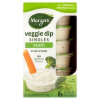 Marzetti Singles Ranch Veggie Dip, 1.5 oz, 6 count