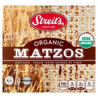 Streits Organic Matzos, 11 oz