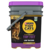 Purina Tidy Cats Performance + Tidy Feet Clean Linen Scent Multi-Cat Clumping Litter, 35 lb