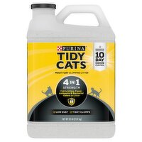 Purina Tidy Cats 4 in 1 Strength Multi-Cat Clumping Litter, 20 lb, 20 Pound