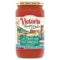 Victoria Naples Puttanesca with Olives and Capers Pasta Sauce, 18 oz