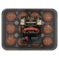 Carando Spicy Sicilian Recipe Italian Style Meatballs, 16 oz