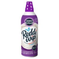 Reddi-wip Zero Sugar Whipped Topping, Keto Friendly, Gluten Free, 6.65 oz., 6.5 Ounce