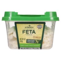 Athenos Crumbled Feta Cheese, 5 oz